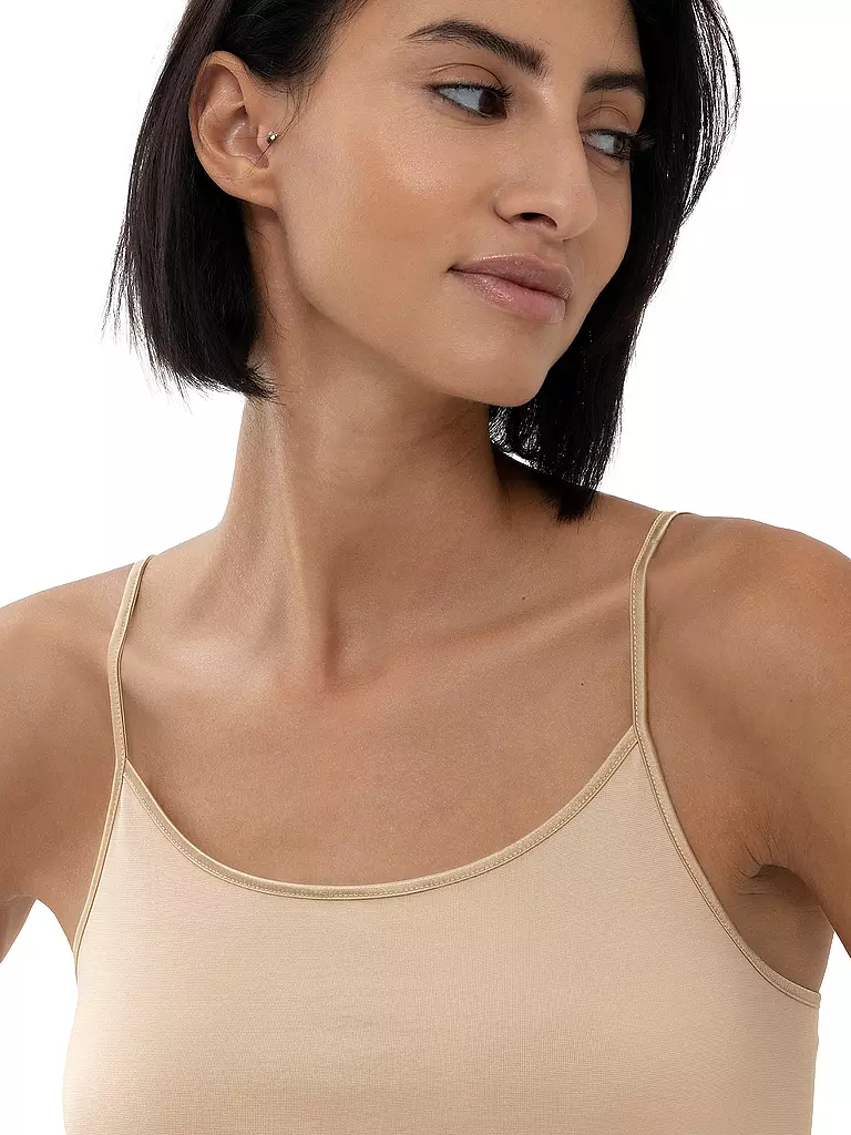 MEY | Top - Unterhemd EMOTION cream tan | hellblau