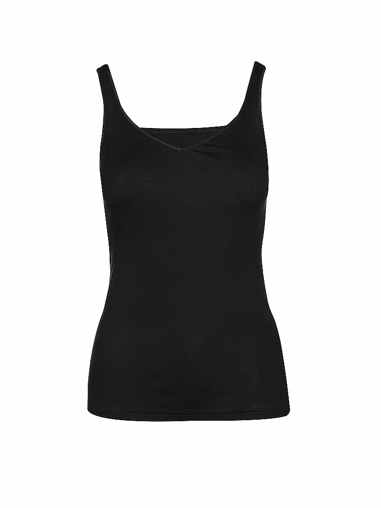 MEY | Top - Unterhemd NOBLESSE schwarz | schwarz