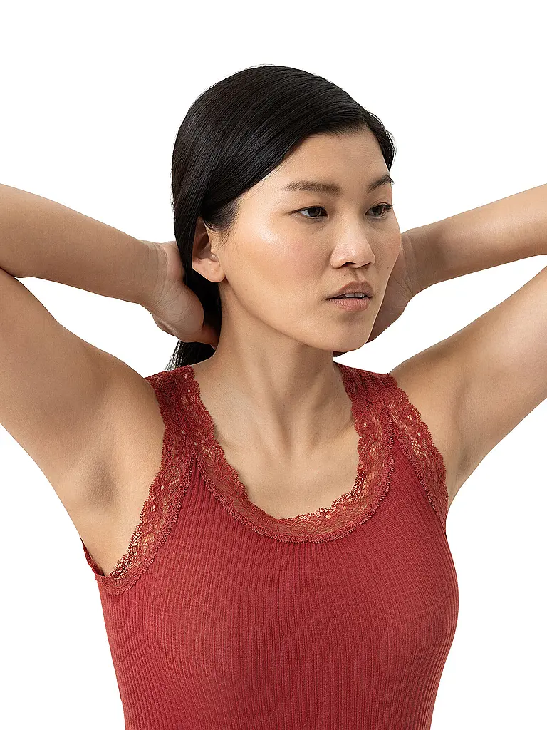 MEY | Top - Unterhemd WOOL EXPRESSIVE | rot