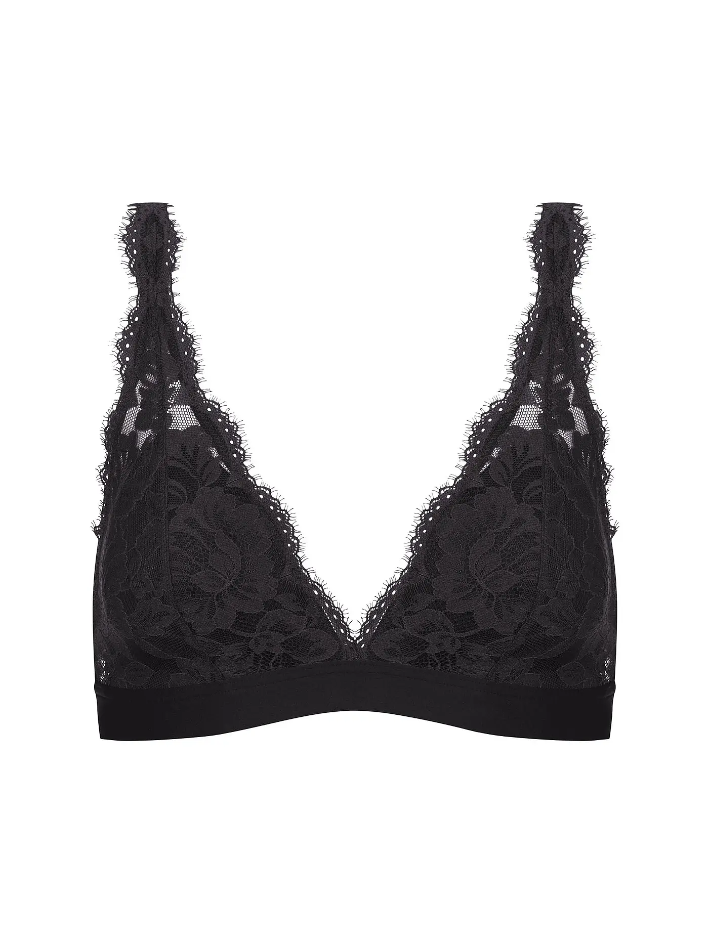 MEY | Triangle BH POETRY VOUGE blossom | schwarz