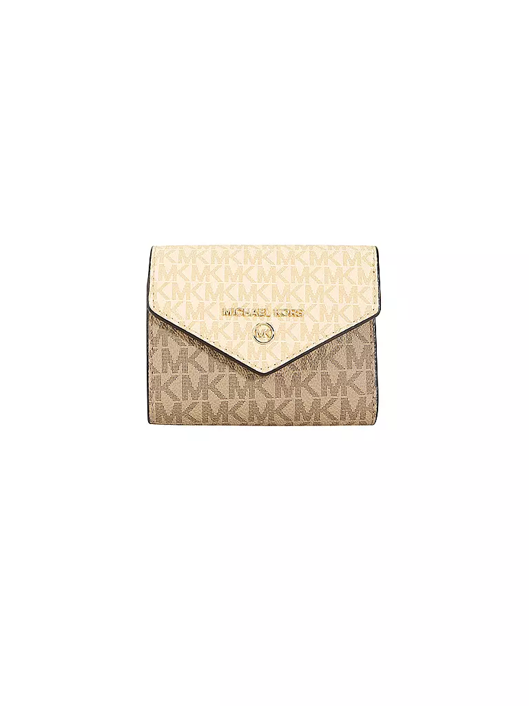 MICHAEL KORS | Geldbörse Trifold Jet Set Medium | creme