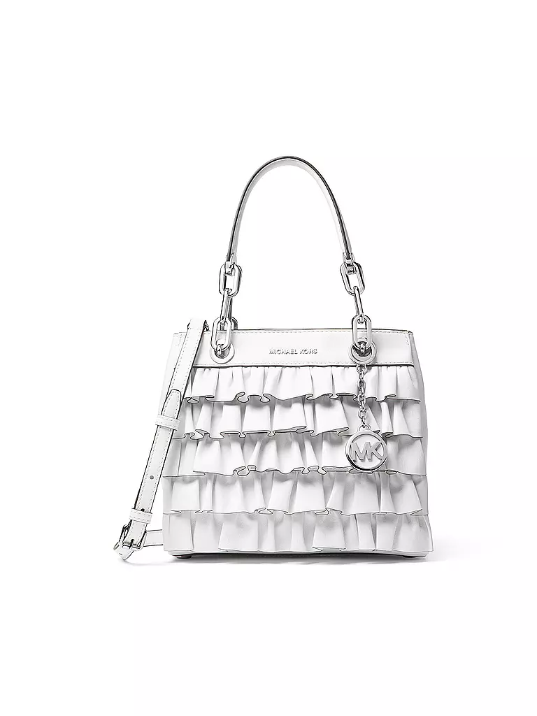 MICHAEL KORS | Ledertasche - Handtasche "Cynthia" | weiß