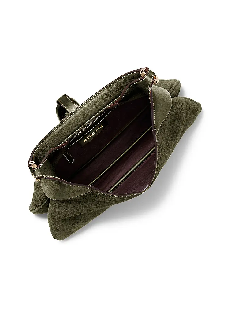 MICHAEL KORS | Ledertasche - Hobo Bag CORNELIA Medium | olive