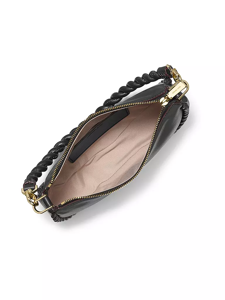 MICHAEL KORS | Ledertasche - Hobo Bag KYLA Small | schwarz