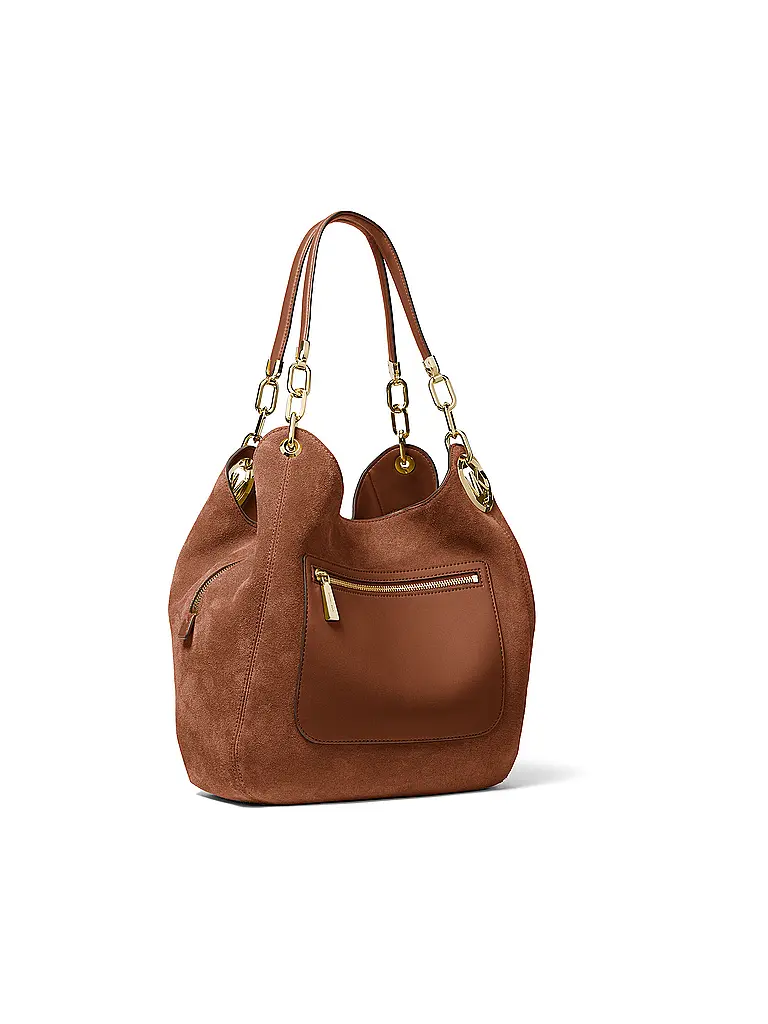 MICHAEL KORS | Ledertasche - Hobo Bag LILLIE Large | camel