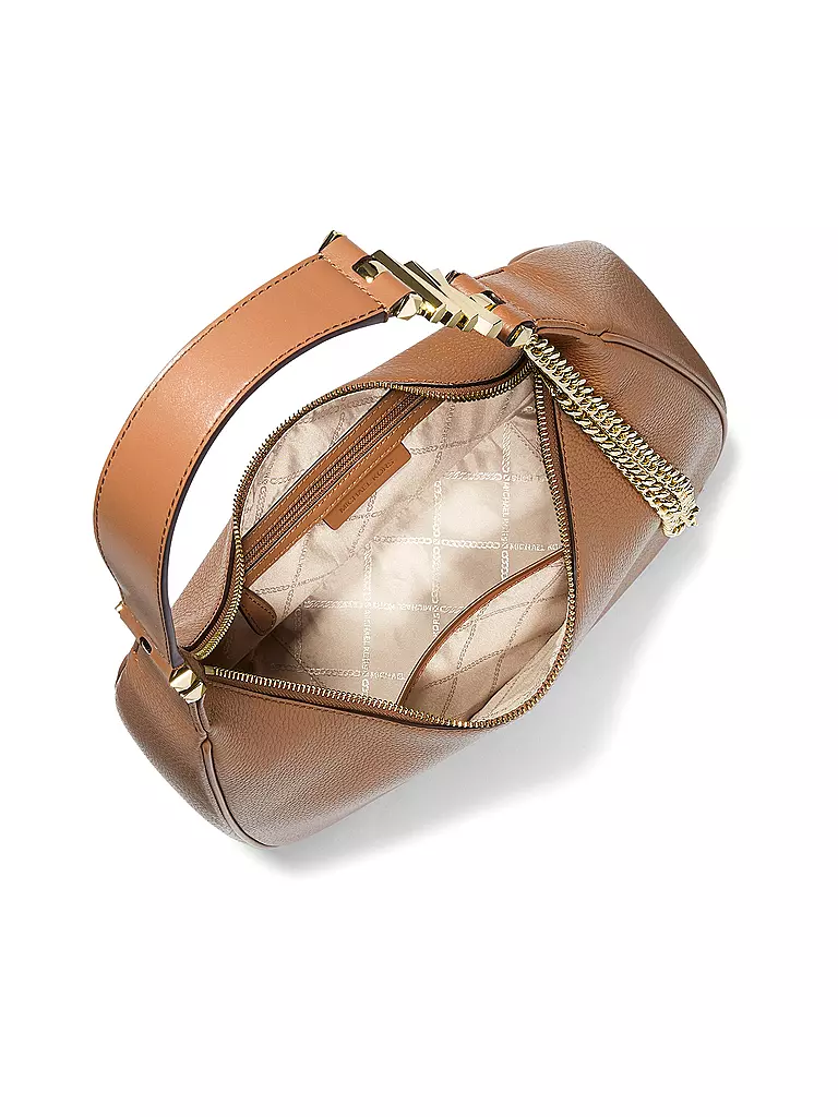 MICHAEL KORS | Ledertasche - Hobo Bag PIPER Large | braun