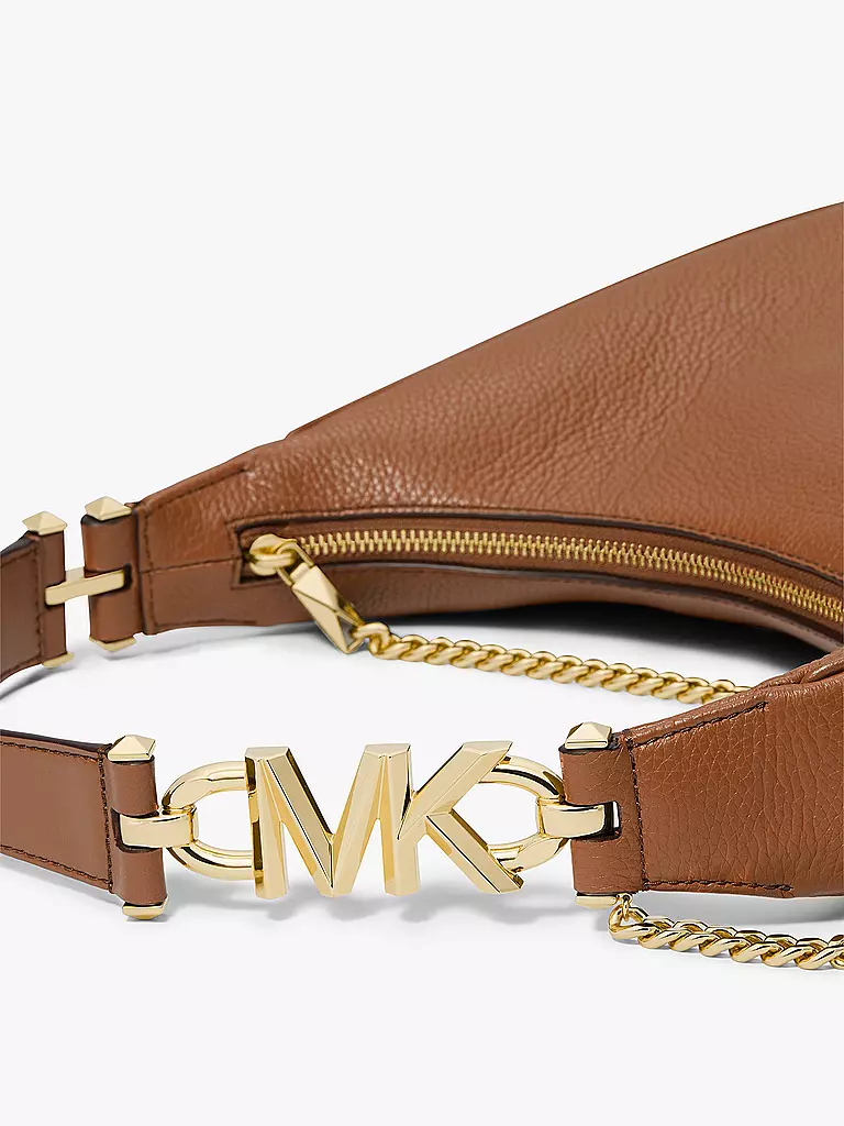 MICHAEL KORS | Ledertasche - Hobo Bag PIPER Large | braun