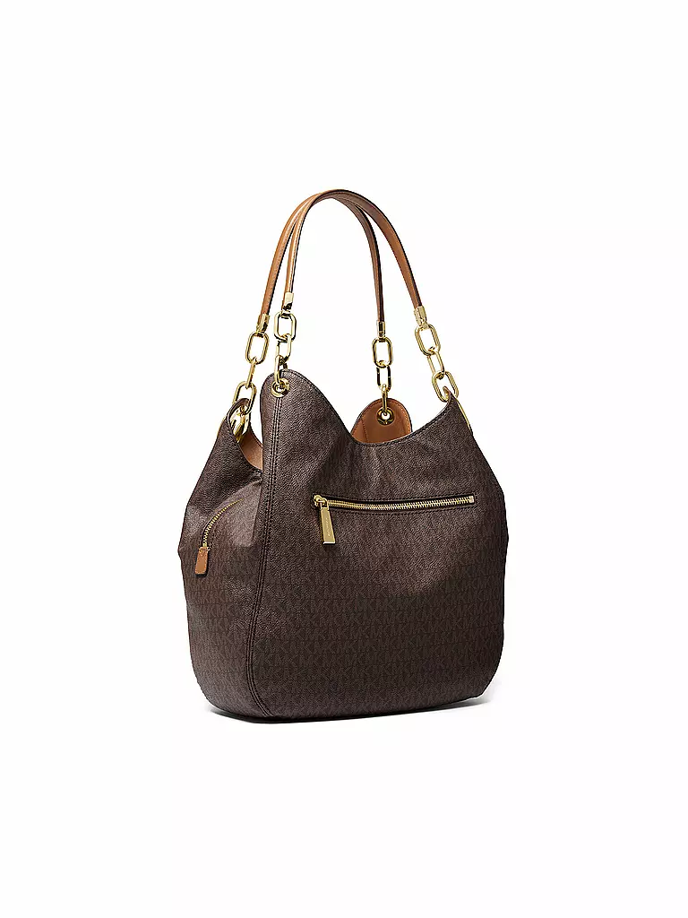 MICHAEL KORS | Ledertasche - Hobo Lillie | beige