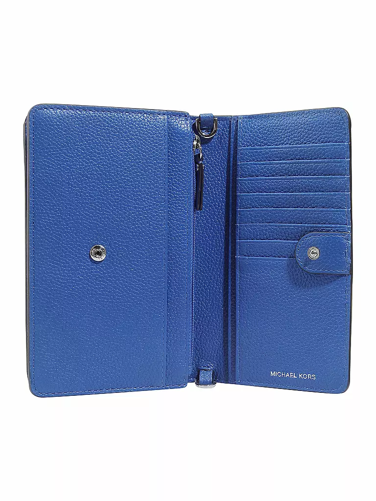 MICHAEL KORS | Ledertasche - Minibag "Crossbodies" | blau