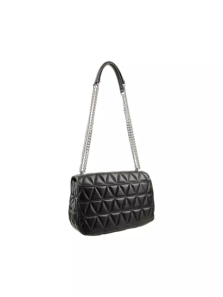 MICHAEL KORS | Ledertasche - Schultertasche "Sloan" | schwarz