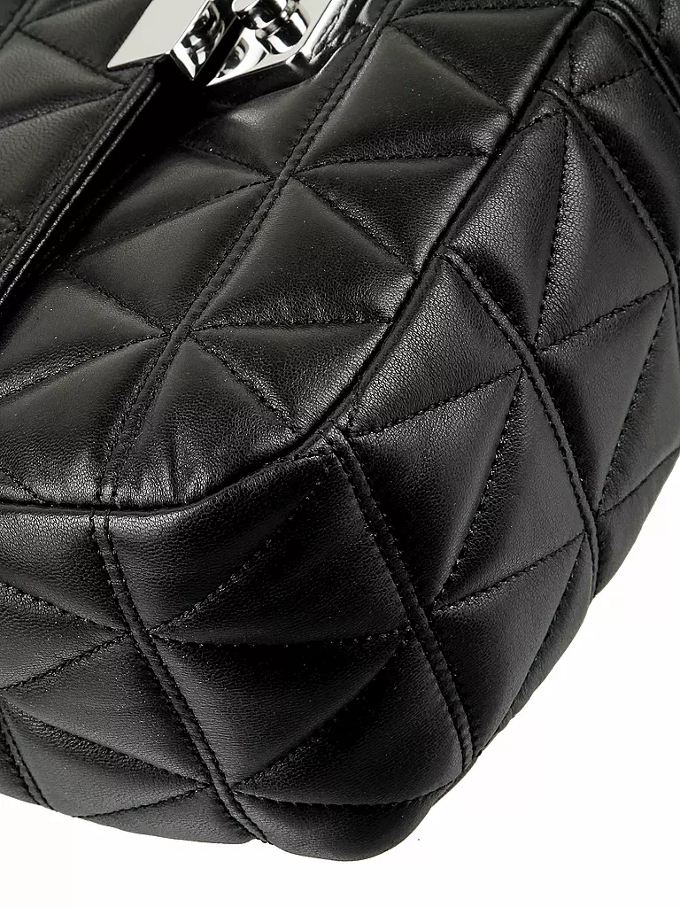 MICHAEL KORS | Ledertasche - Schultertasche "Sloan" | schwarz