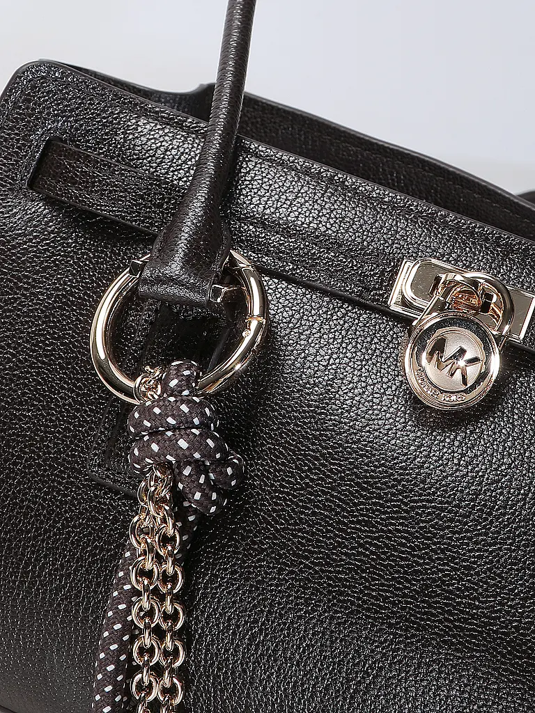 MICHAEL KORS | Ledertasche - Schultertasche HAMILTON | braun