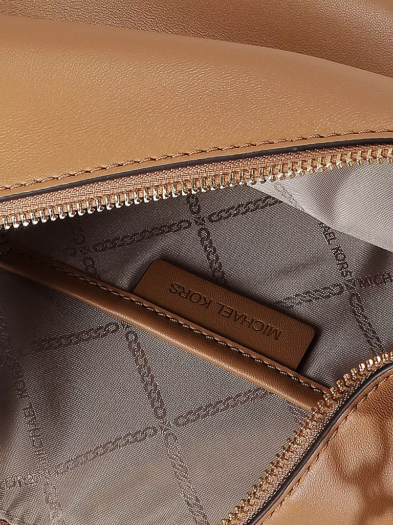 MICHAEL KORS | Ledertasche - Umhängetasche KENDALL | beige