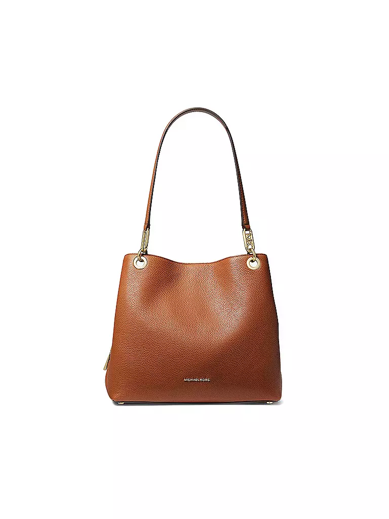 MICHAEL KORS | Ledertasche - Umhängetasche KENSINGTON Large | braun