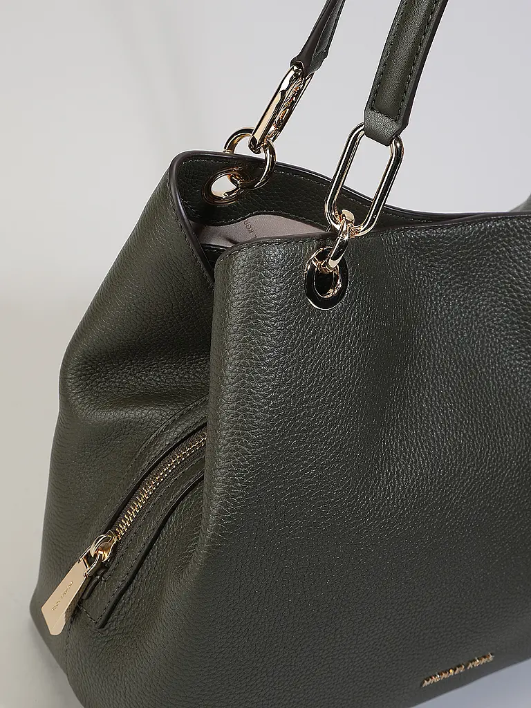 MICHAEL KORS | Ledertasche - Umhängetasche KENSINGTON Large | olive