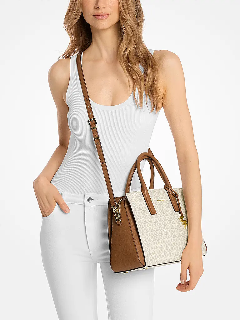 MICHAEL KORS | Tasche - Henkeltasche LAILA Medium | creme