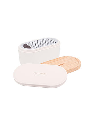 MICROPLANE | Handreibe mit Auffangbehälter Cashmere / Bamboo