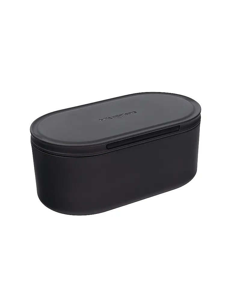 MICROPLANE | Handreibe mit Auffangbehälter Anthrazit / Walnuss | Grau