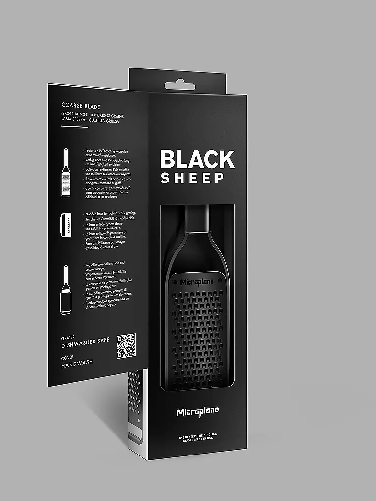 MICROPLANE | Reibe Grob Schwarz | 