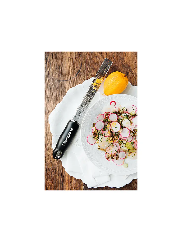 MICROPLANE | Reibenset Gourmet mit Schutzhandschuh 3-tlg. Schwarz | 