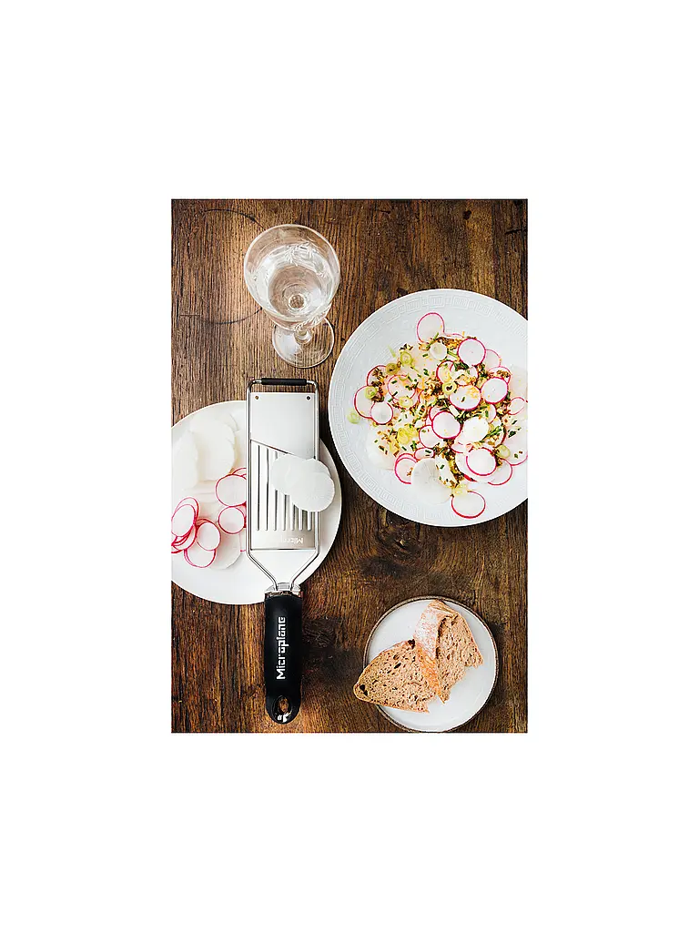 MICROPLANE | Reibenset Gourmet mit Schutzhandschuh 3-tlg. Schwarz | 