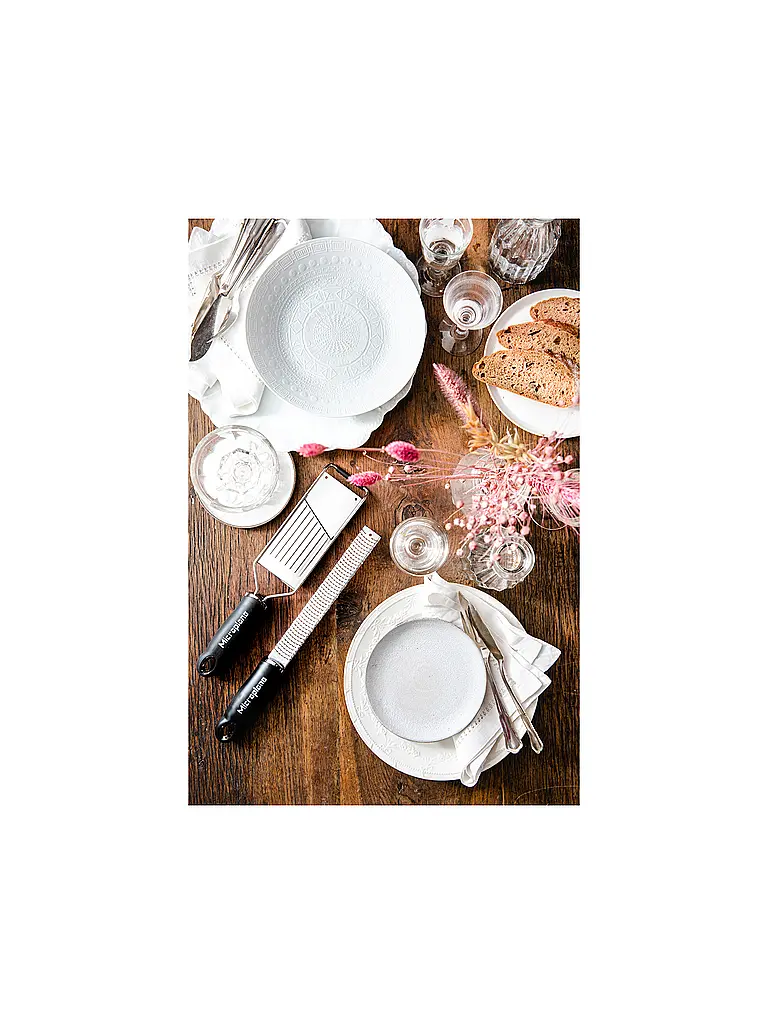 MICROPLANE | Reibenset Gourmet mit Schutzhandschuh 3-tlg. Schwarz | 