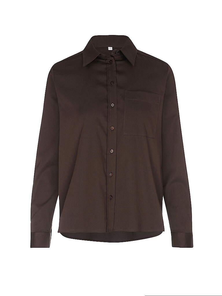 MILANO ITALY Bluse braun | 38