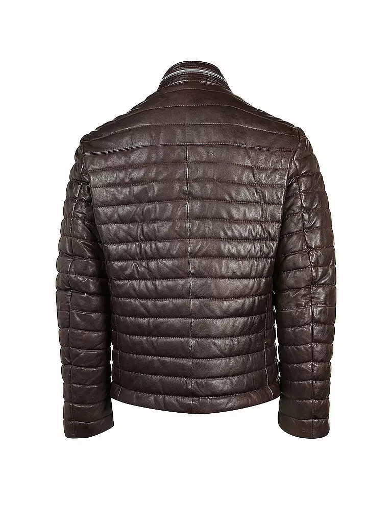 MILESTONE | Leder-Steppjacke "Tereno" | 