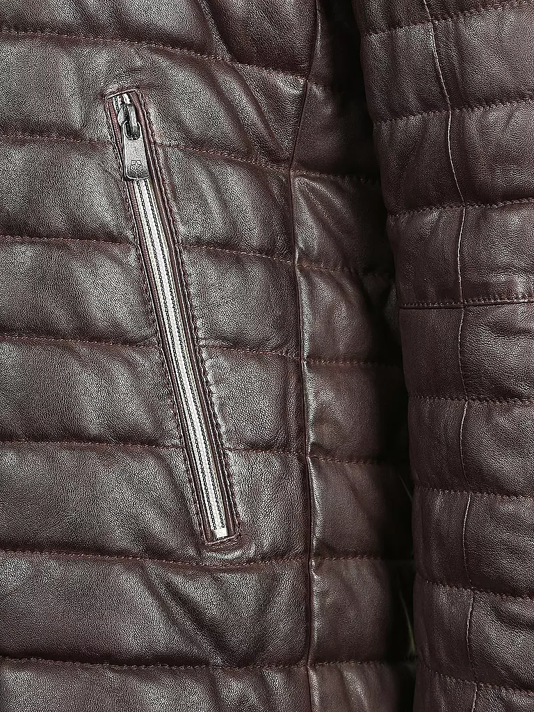 MILESTONE | Leder-Steppjacke "Tereno" | 