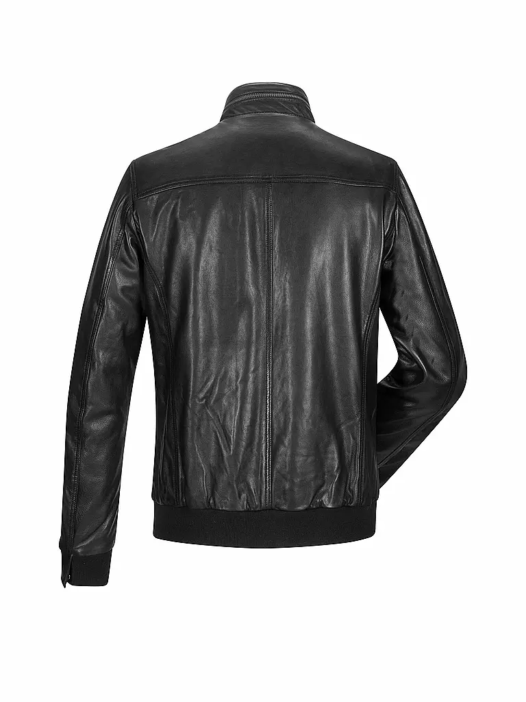 MILESTONE | Lederjacke - Bomberjacke Masino | schwarz
