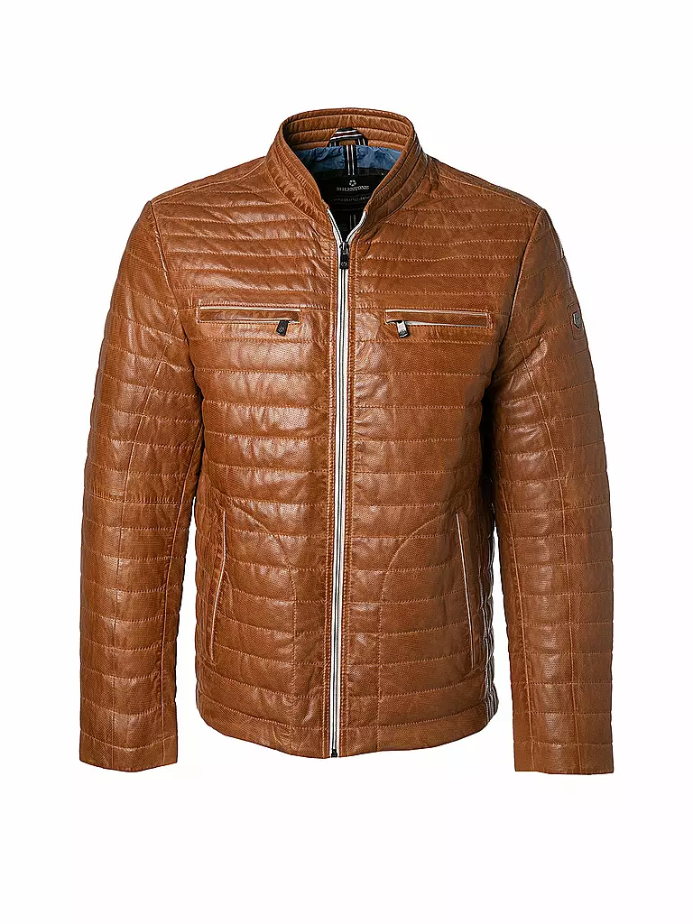 MILESTONE | Lederjacke - Steppjacke Levanto | braun