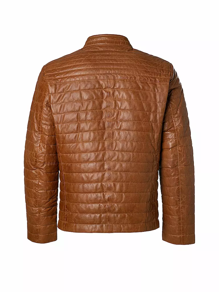 MILESTONE | Lederjacke - Steppjacke Levanto | braun