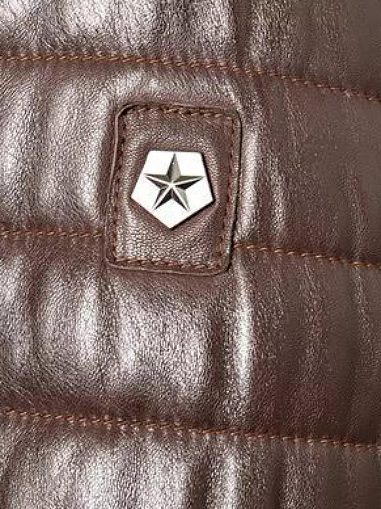 MILESTONE | Lederjacke Damiano | braun
