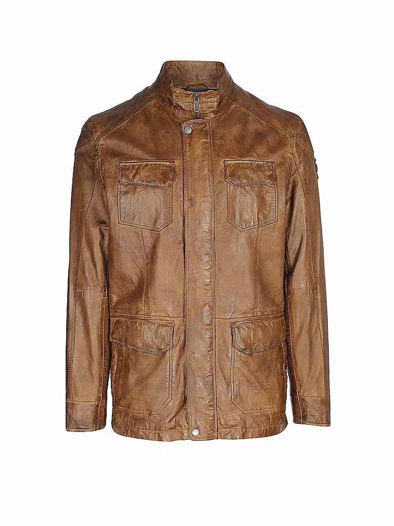MILESTONE | Lederjacke Jose  | braun