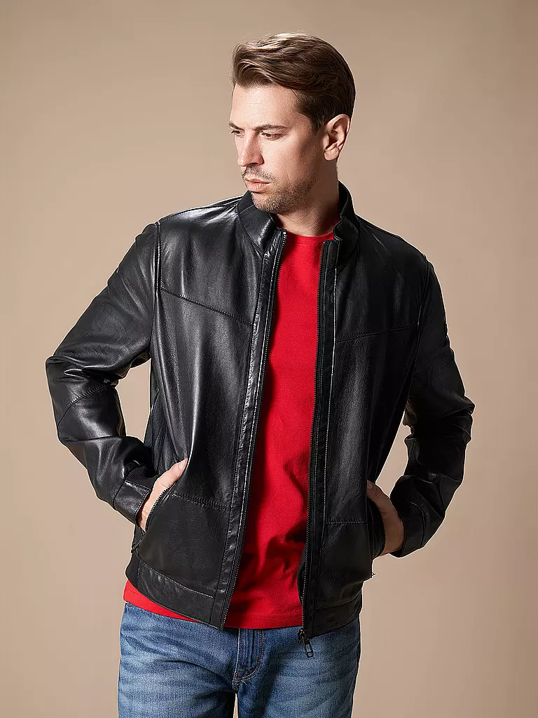 MILESTONE | Lederjacke MS-Eros | schwarz