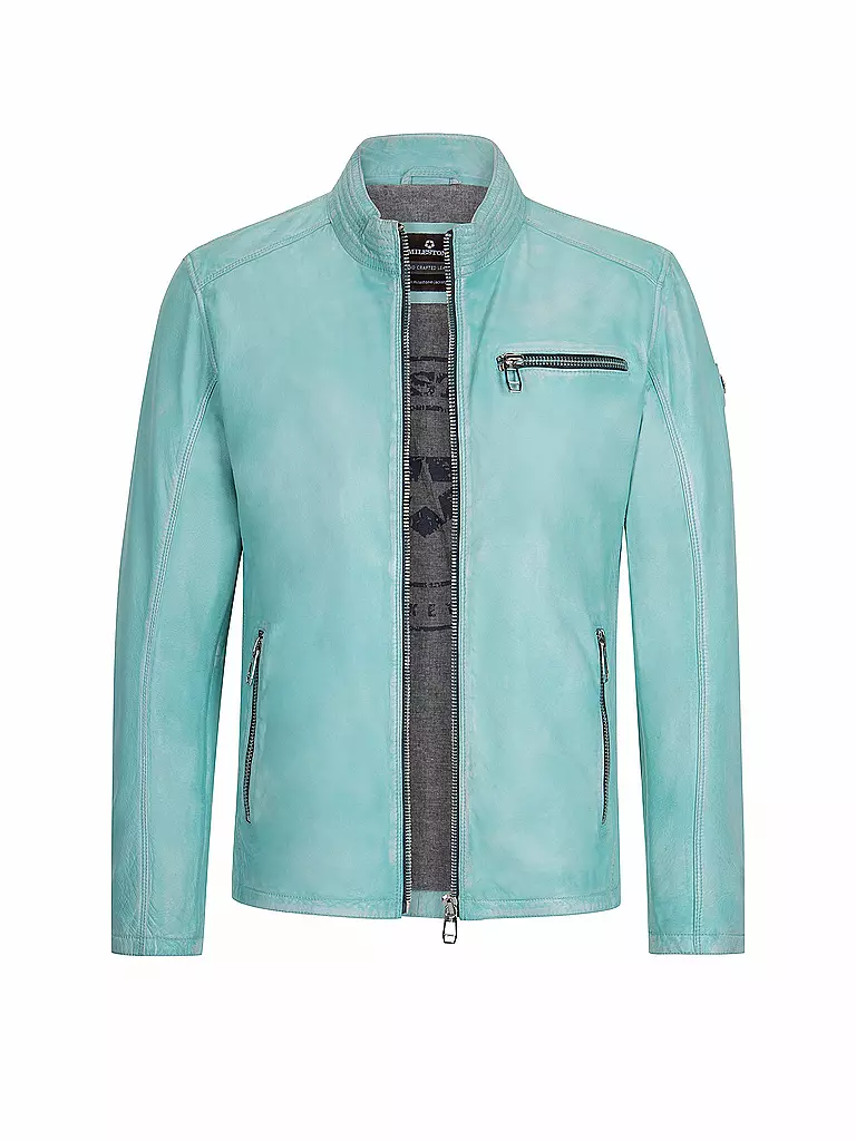 MILESTONE | Lederjacke MS-Monza | blau