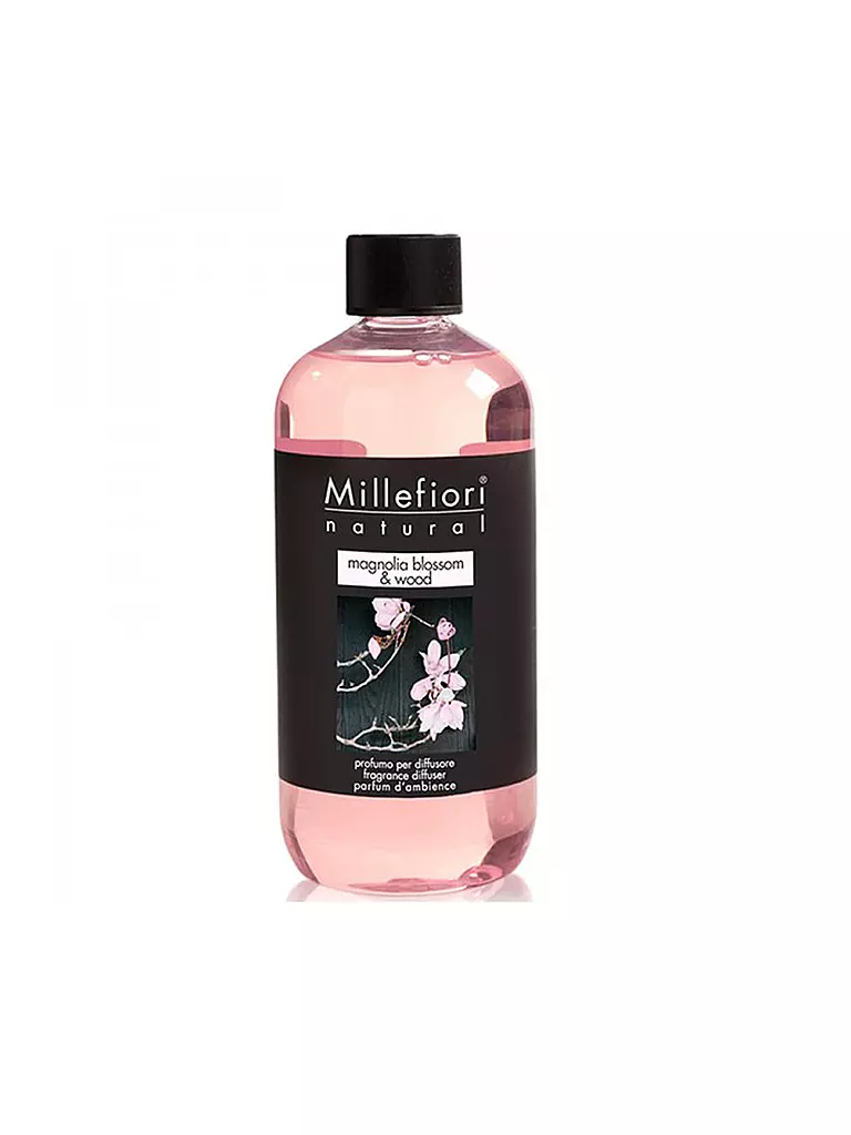 MILLEFIORI | Raumduft - Nachfüllung "MF Milano - Magnolia Blossom and Wood" 250ml | rosa