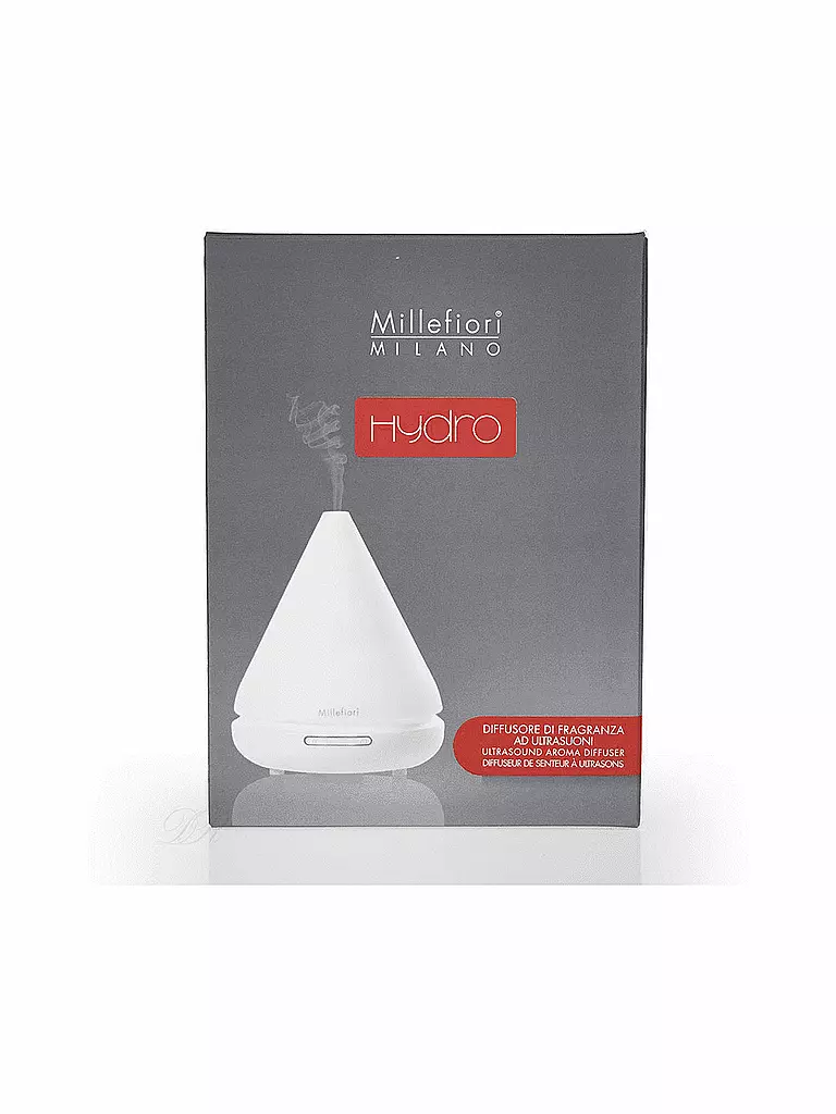 MILLEFIORI | Ultraschalldiffuser Hydro Pyramide (Weiss) | weiss