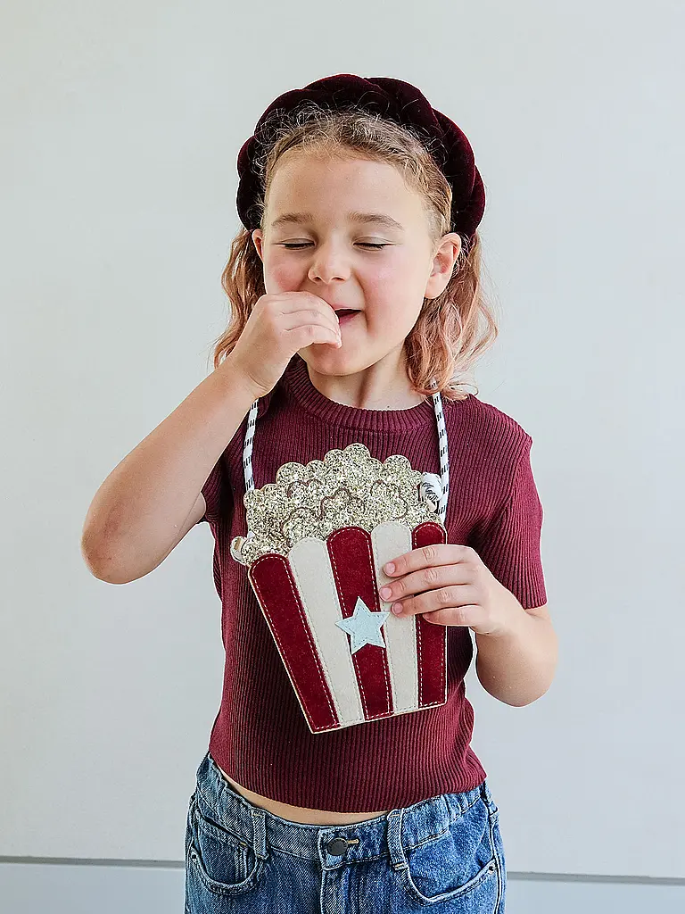 MIMI & LULA | Kindertasche POPCORN | dunkelrot