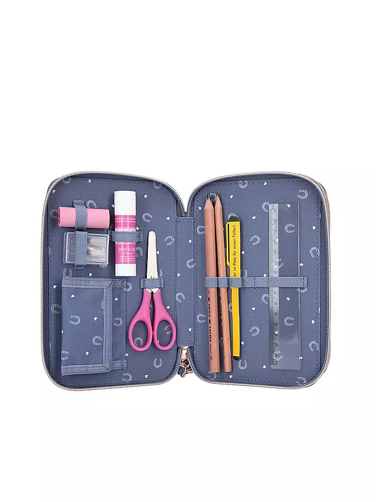 MISS MELODY |  Federtasche 3-Fach Nature | keine Farbe