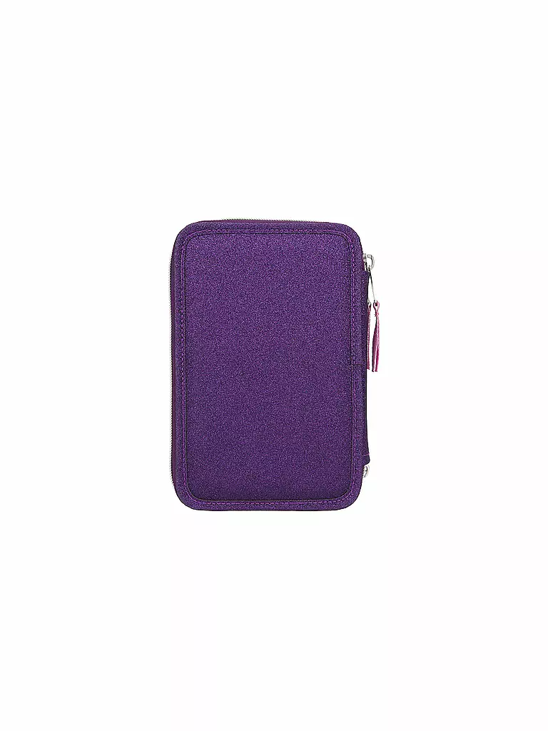 MISS MELODY | 3-Fach Federtasche LED Lila | keine Farbe