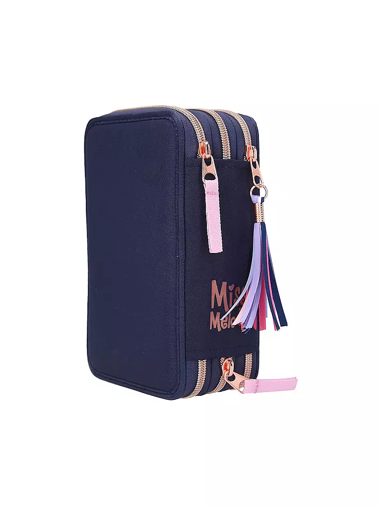 MISS MELODY | 3-Fach Federtasche mit LED | keine Farbe