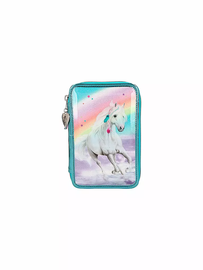 MISS MELODY | Federpenal 3fach Regenbogen | keine Farbe