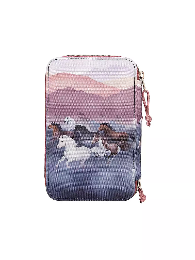 MISS MELODY | Miss Melody 3 Fach Federtasche Night Horses | keine Farbe