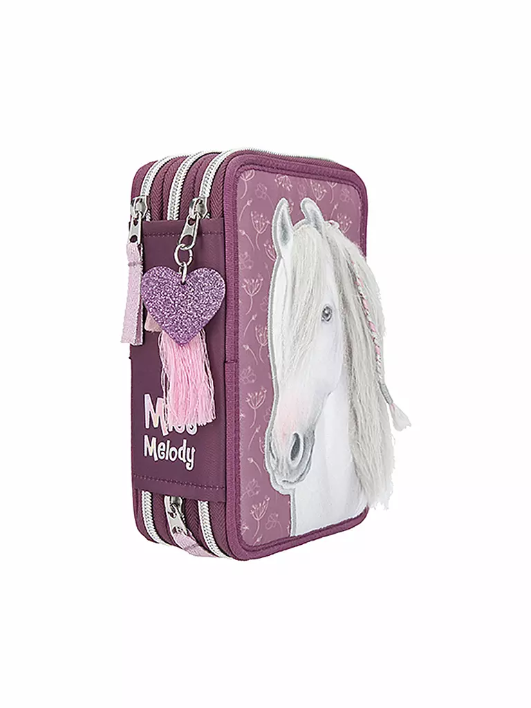 MISS MELODY | Miss Melody 3-Fach Federtasche WILDFLOWERS | keine Farbe
