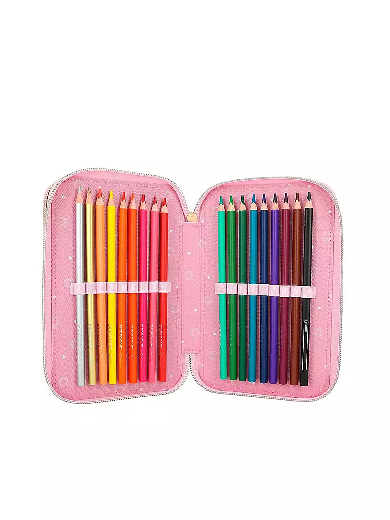MISS MELODY | Miss Melody 3-Fach Federtasche | keine Farbe