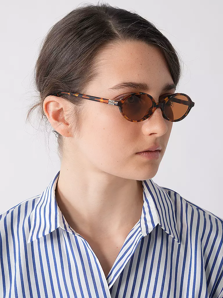 MIU MIU | Sonnenbrille 0MU04ZS/50 | schwarz