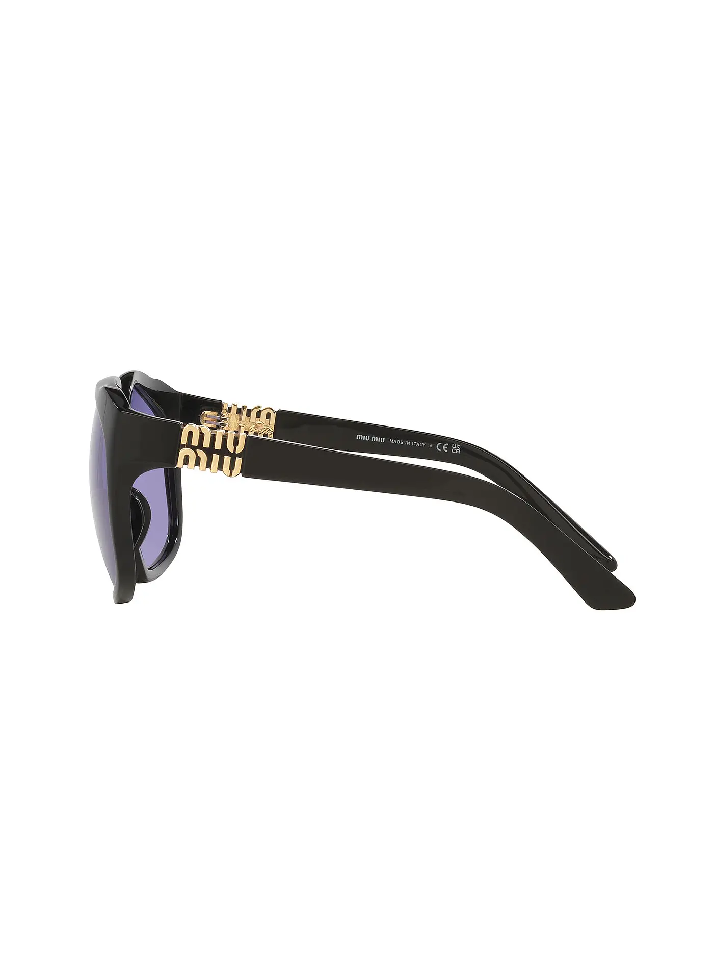 MIU MIU | Sonnenbrille 0MUA07S/59 | schwarz