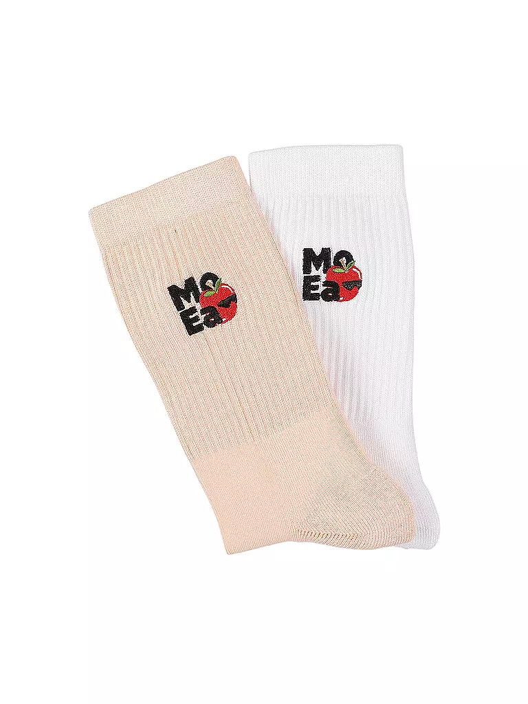 MOEA | Socken 2er Pack 36/40 apple white | rot