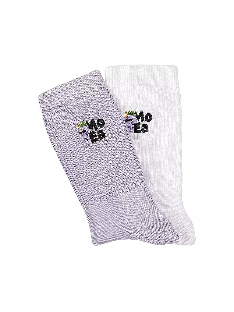 MOEA | Socken 2er Pack 36/40 purple white | lila